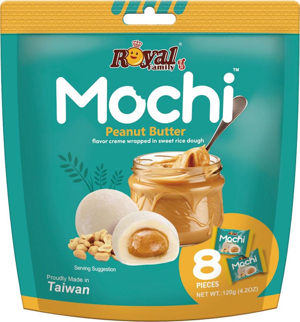 Masło orzechowe Royal Family Mochi 120g Zdjęcie produktu 