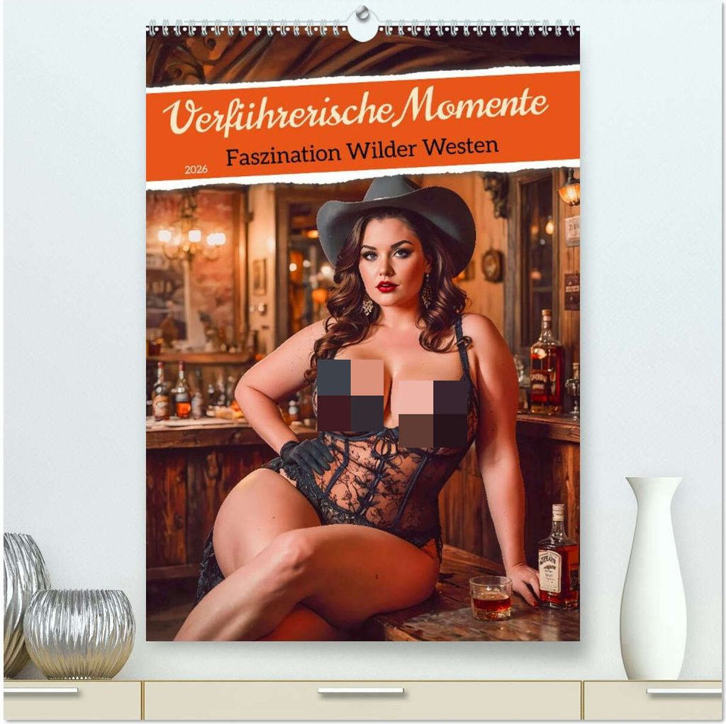 Verführerische Momente - Faszination Wilder Westen (hochwertiger Premium Wandkalender 2026 DIN A2 hoch), Kunstdruck in Hochglanz