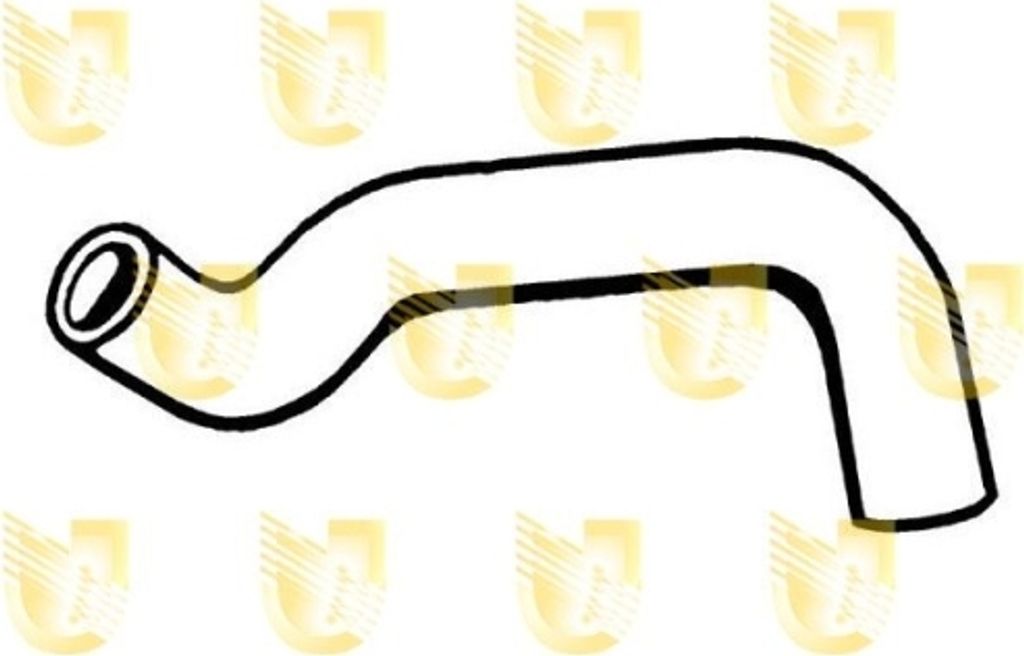 1 Kühlerschlauch UNIGOM S2415 für FIAT, oben, für Fahrzeuge mit Klimaanlage