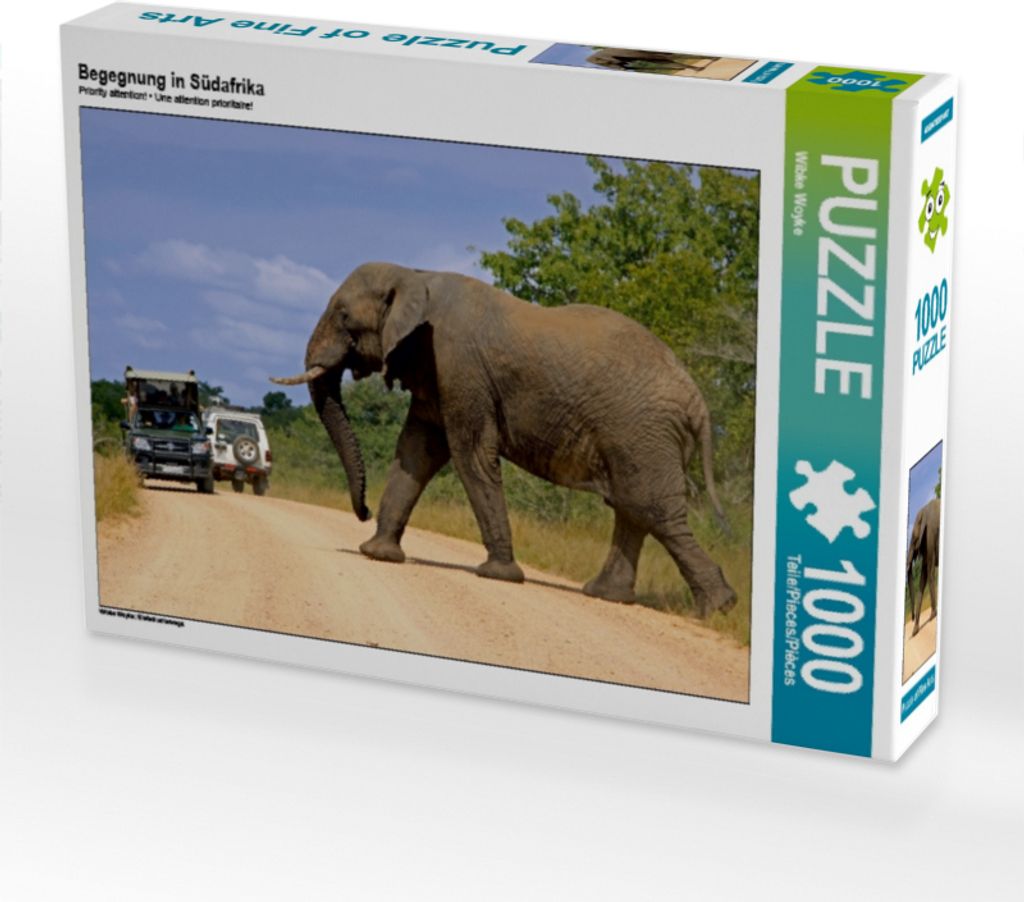 Calvendo Begegnung in Südafrika 1000 Teile Puzzle quer 640x480mm, Woyke Wibke; 7410649
