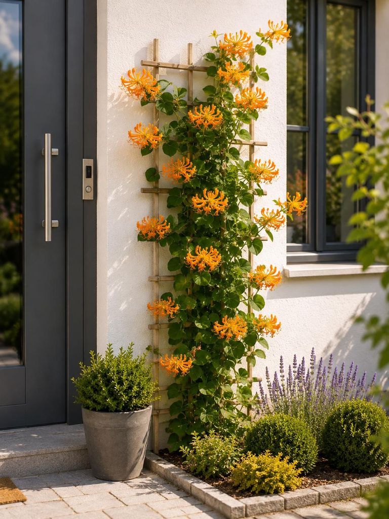 Echtes Geißblatt 60-80 cm – Lonicera tellmanniana | Produktbild 