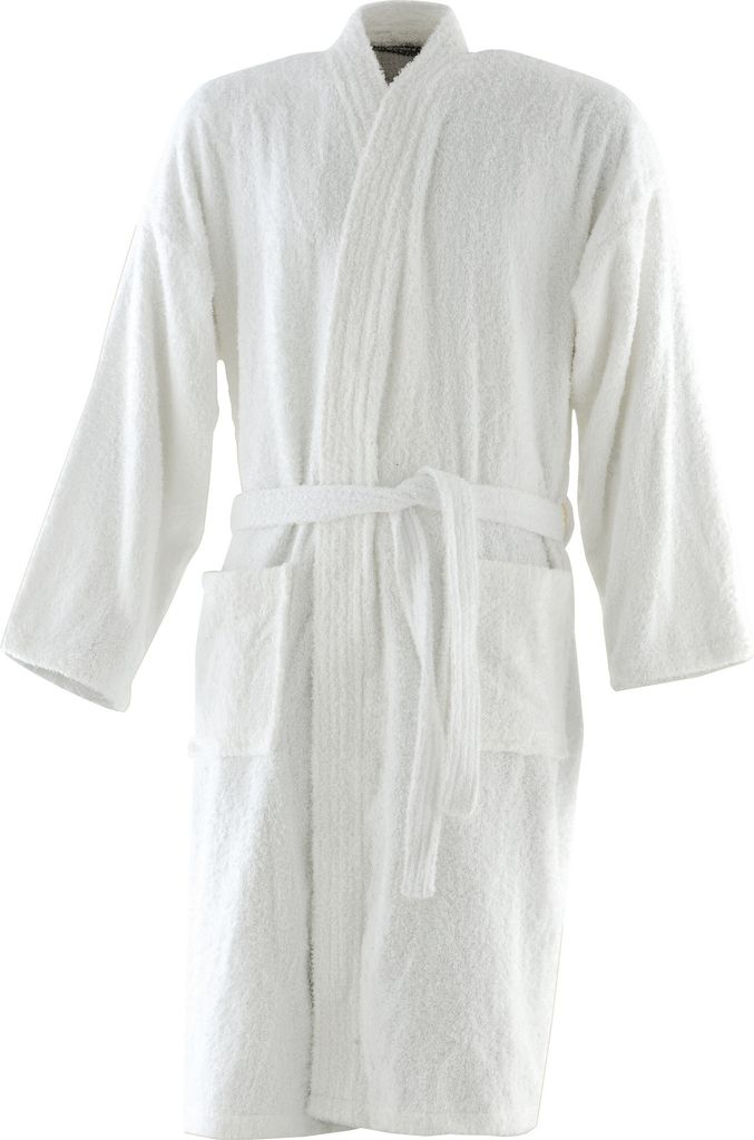 Towel City Kimono Bademantel, 400 gsm RW1580 (S/M) (Weiß)