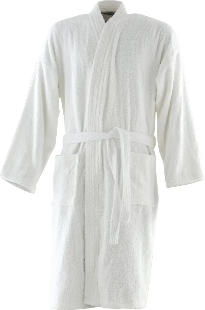 Peignoir blanc absorbant contre le froid après la douche coton 400g