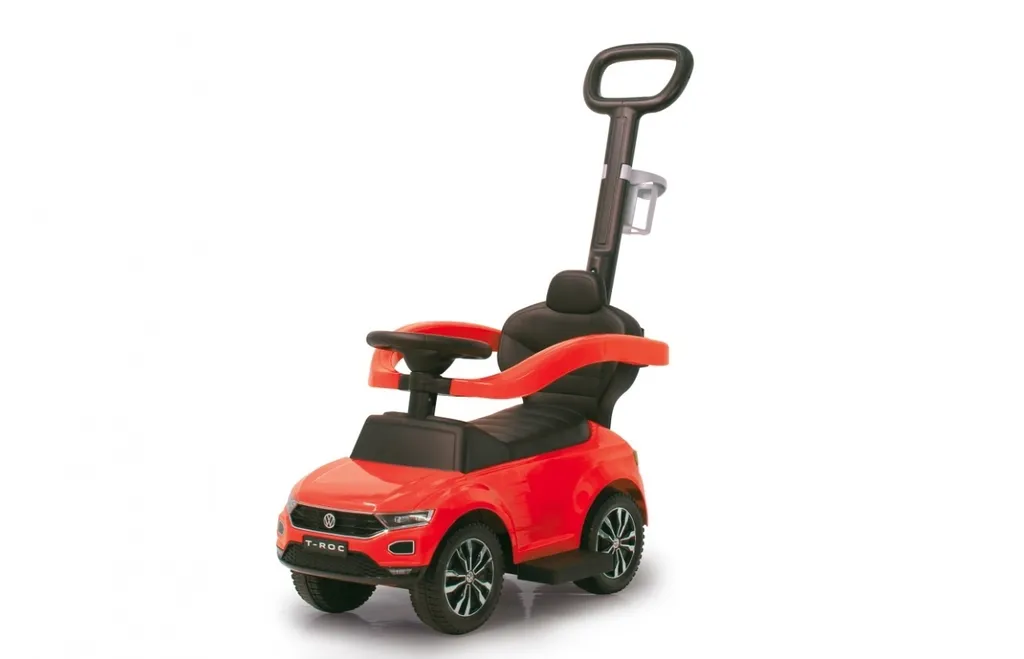 Porteur VW T-Roc Jamara 3in1 avec Musique et Protection Amovible Rouge