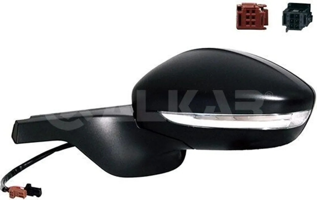 Rétroviseur gauche ALKAR 6129881 pour Citroën C3 III (SX) OE 98128561XT