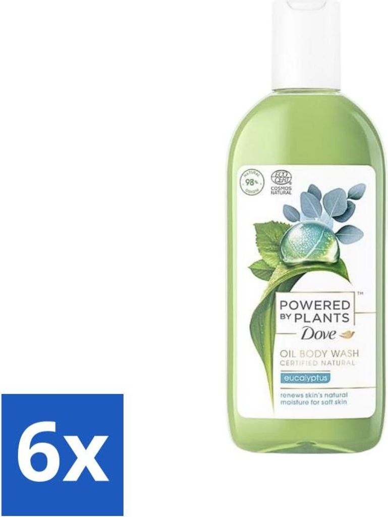 Dove Powered by Plants – Gel doccia all'olio – Eucalipto – Immagine del prodotto 