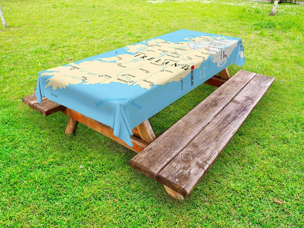 Tovaglia Design ABAKUHAUS Mappa Irlanda 145x210 cm - Arredo Outdoor