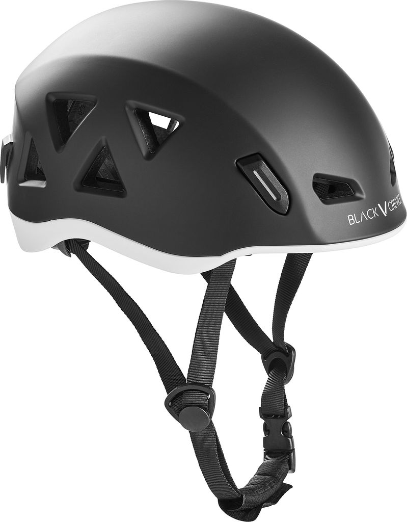 BLACK CREVICE - Damen & Herren Skitourenhelm - Modell: MATREI | Farbe: Schwarz | Größe 1 = M (54-57 cm)
