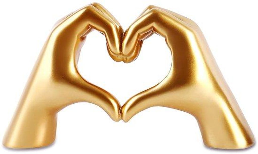 Goldene Skulptur Moderne TV Bank Dekoration Wohnzimmer Tisch