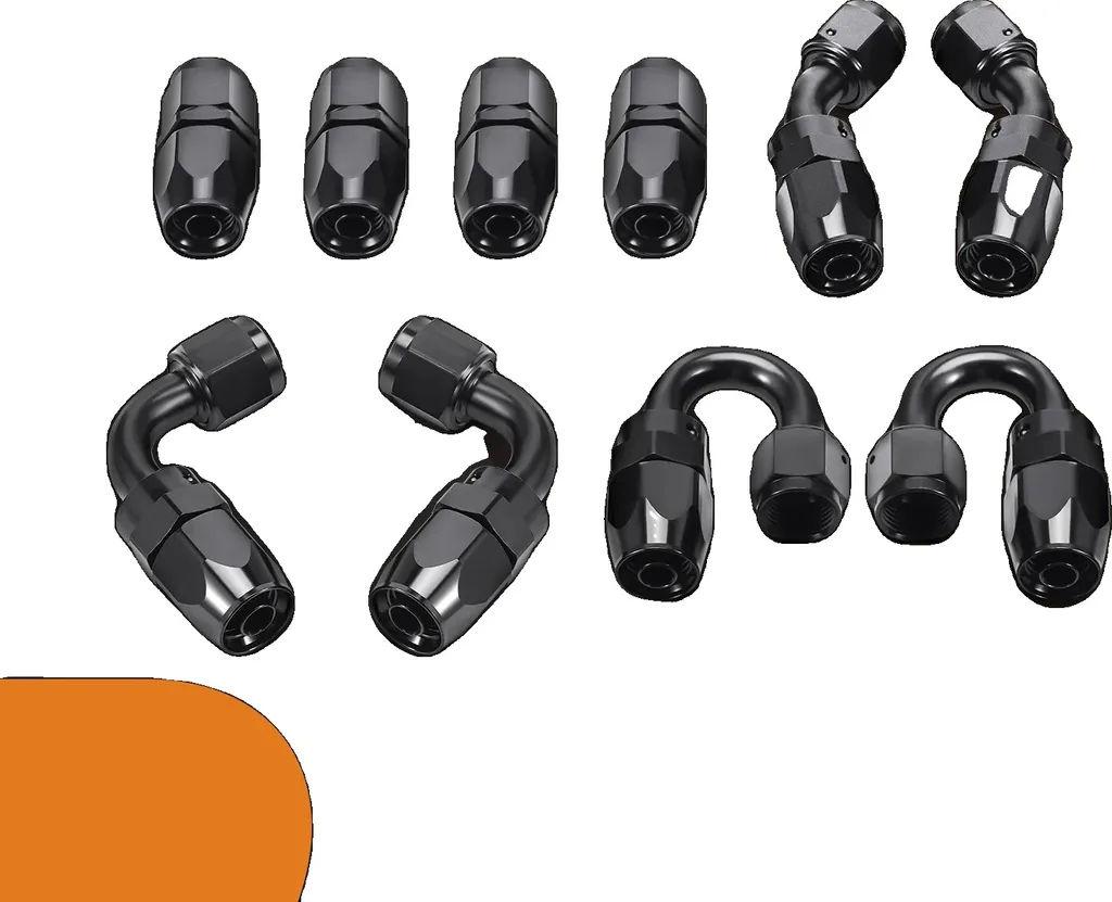 Durite de Carburant Tressée Inox et Raccords Aluminium pour Auto 1.0-3.0L