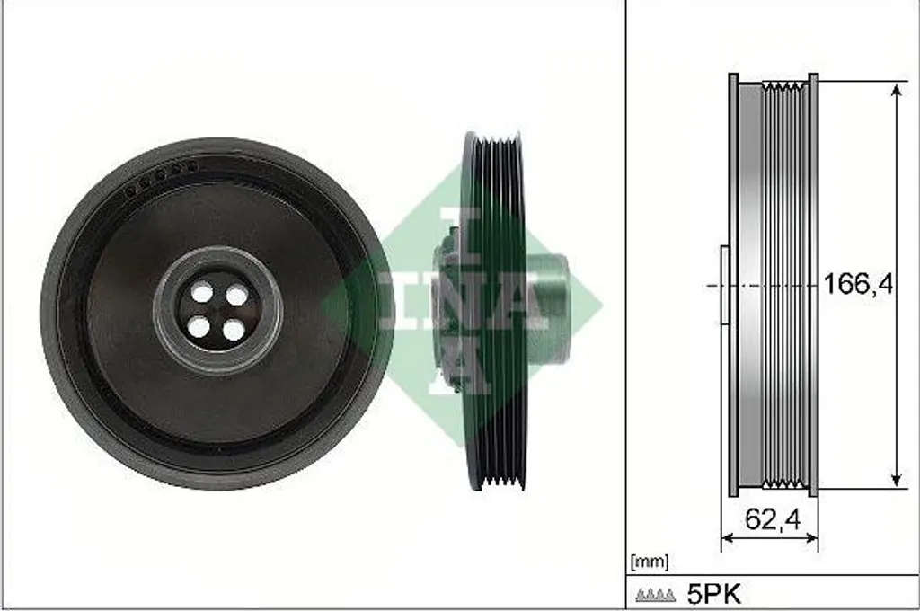 Poulie de vilebrequin pour Mini Countryman et Paceman - Entretien OE
