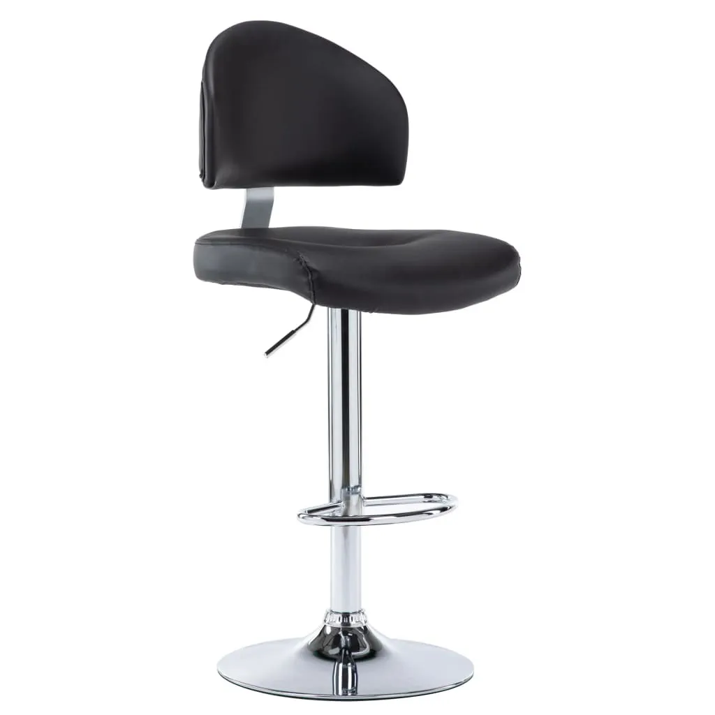 Möbel2025 CHY5019454 Sgabello Bar Ecopelle Nero 1pz - Alta Resistenza