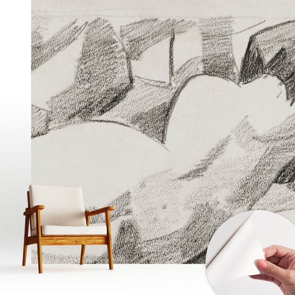 Fototapete selbstklebend - 250x250 cm - Tapete - Wandtapete - Wandbilder - Klebefolie - Dekofolie - Tapete Folie - Wand - Dekoration - Wohnzimmer -...