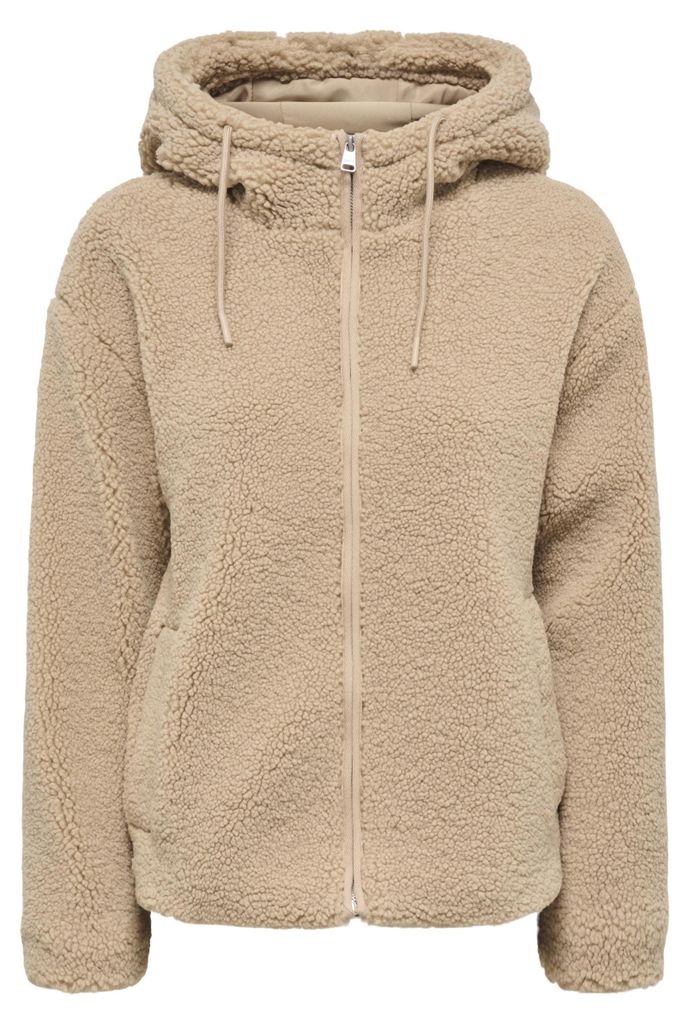 Alleen ONLASPEN HOOD TEDDY JACKET CC OTW Cubaanse Sandalen Productafbeelding 