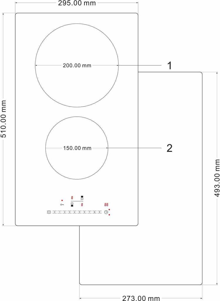 Acopino KM2 Glaskeramikkochfeld: Hochwertige Produktbild 8