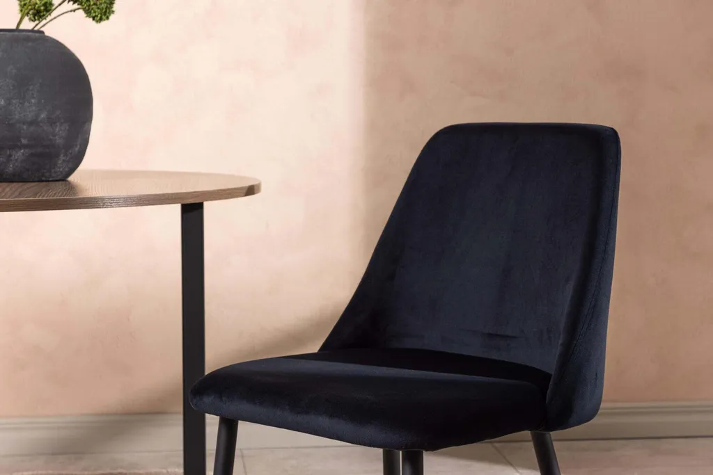 Chaise de salle à manger noire pour table moderne confort optimisé - 6