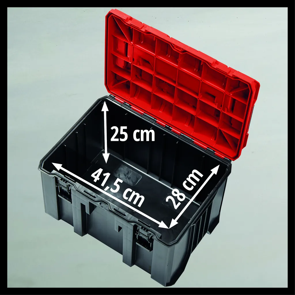 Sécurisez vos outils avec la mallette Einhell E-Case M 4540021 empilable