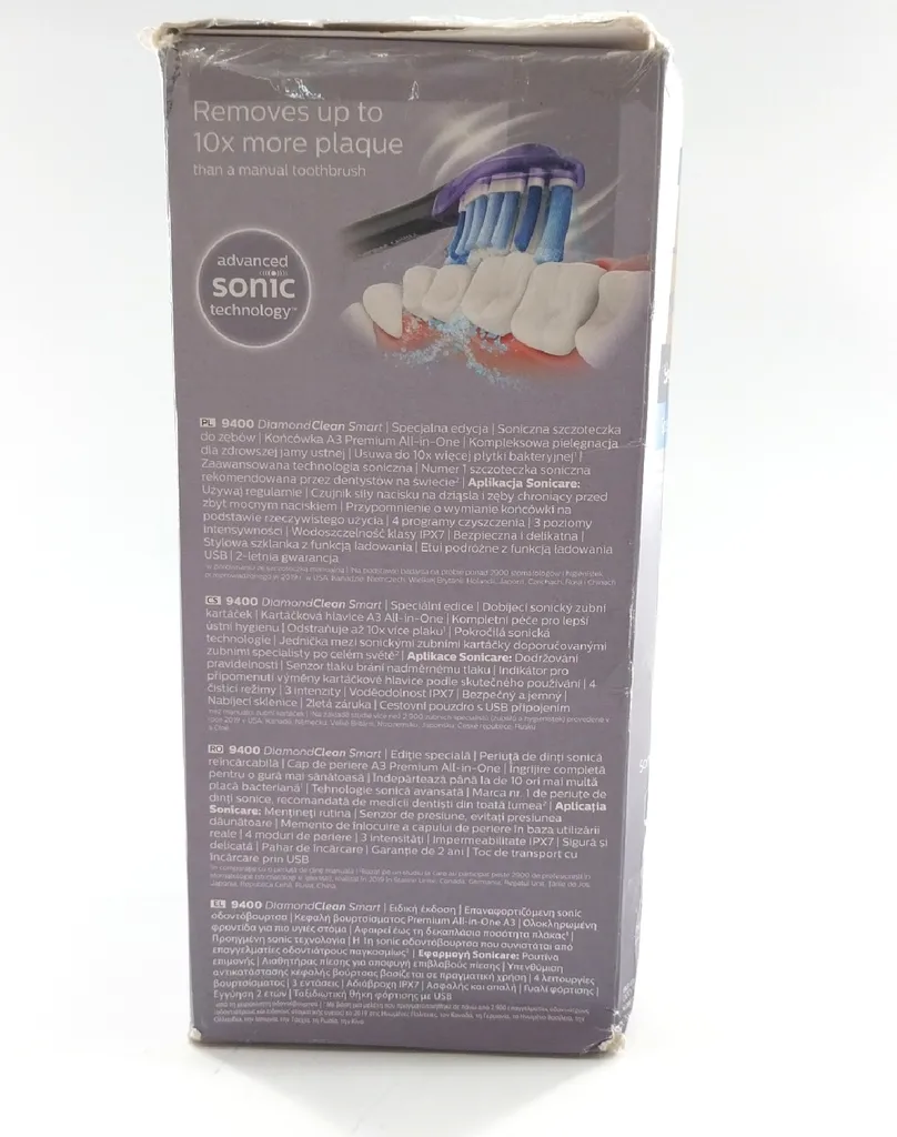 Brosse à dents électrique connectée Philips DiamondClean 9400 Sonicare - 9