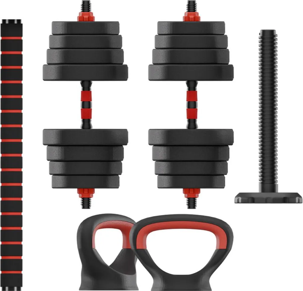Haltères KSIX 30 Kg : Idéal pour Muscler le Corps et Fitness à Domicile