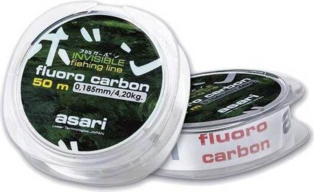 Asari Invisible Flurocarbon 50 M Weiß 0.330 mm Weiß 0.330 mm