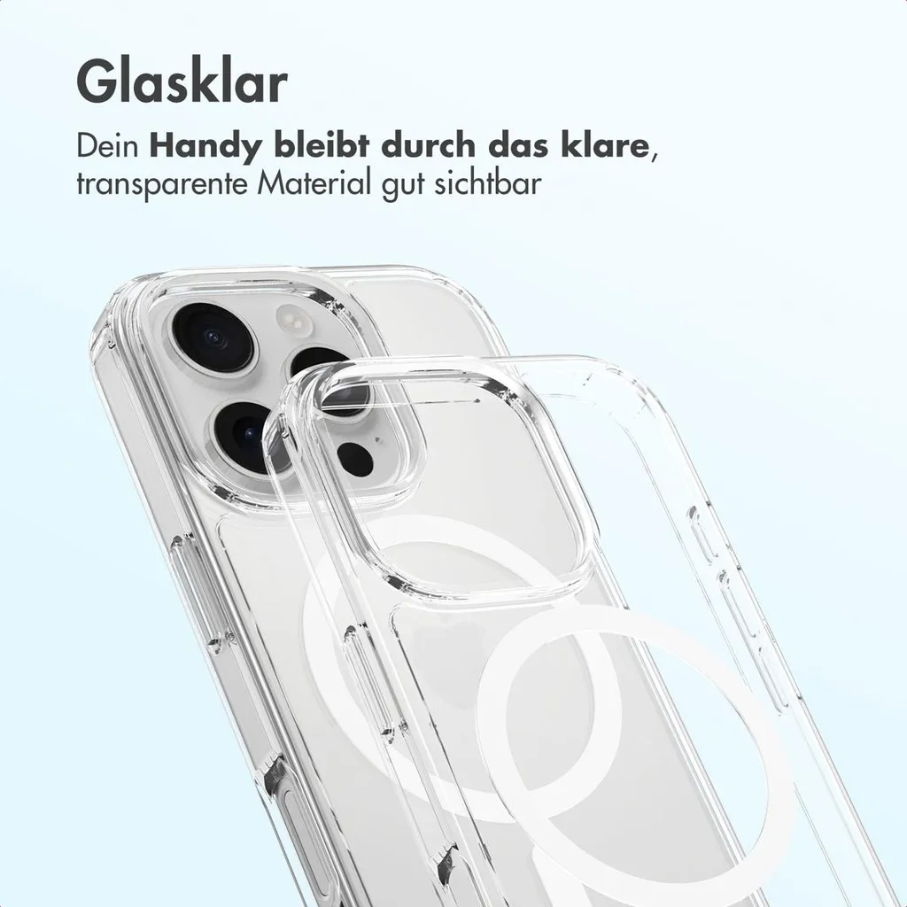 Accezz Xtreme Impact Backcover con MagSafe iPhone 16 Pro - Trasparente - 7