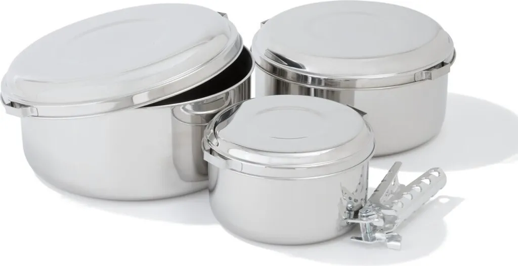 Cuisinez pour 4 personnes en randonnée avec le set de casseroles MSR Alpine