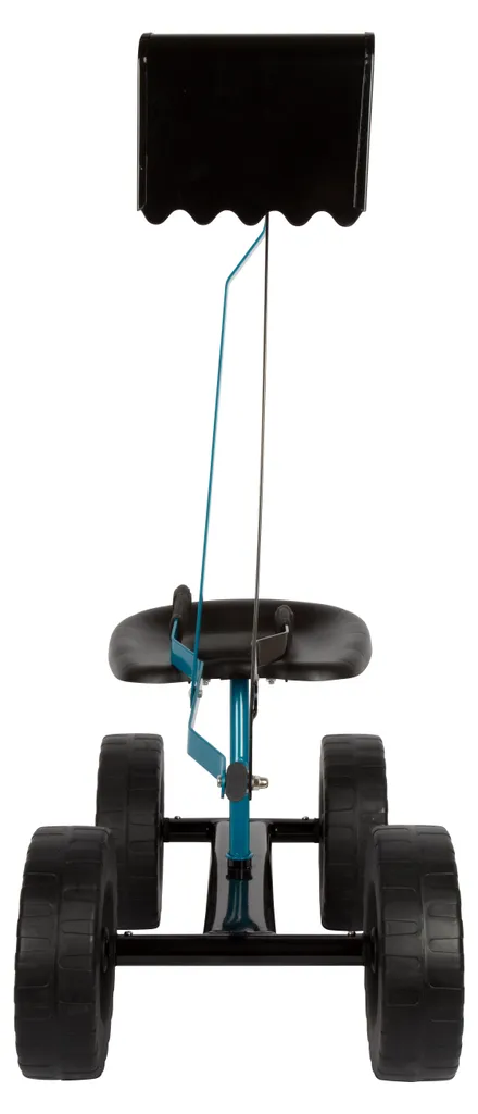 Dites adieu au mal de dos avec cette pelle mécanique à roues bleue Pro - 9
