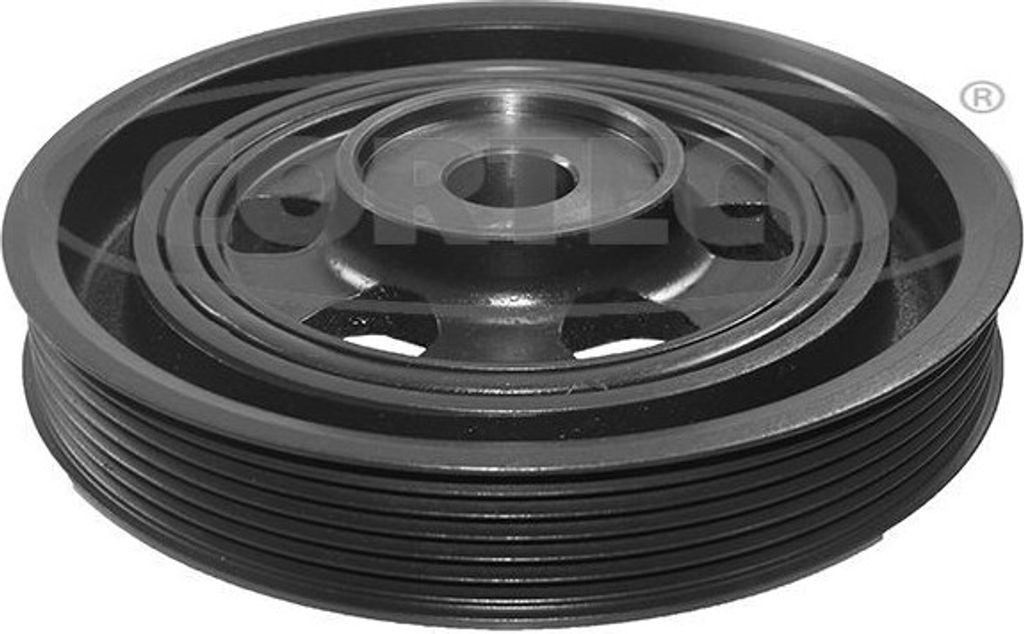 CORTECO 49418870 Riemenscheibe Kurbelwelle für IVECO DAILY IV Kasten/Kombi 165mm 5-Rippen