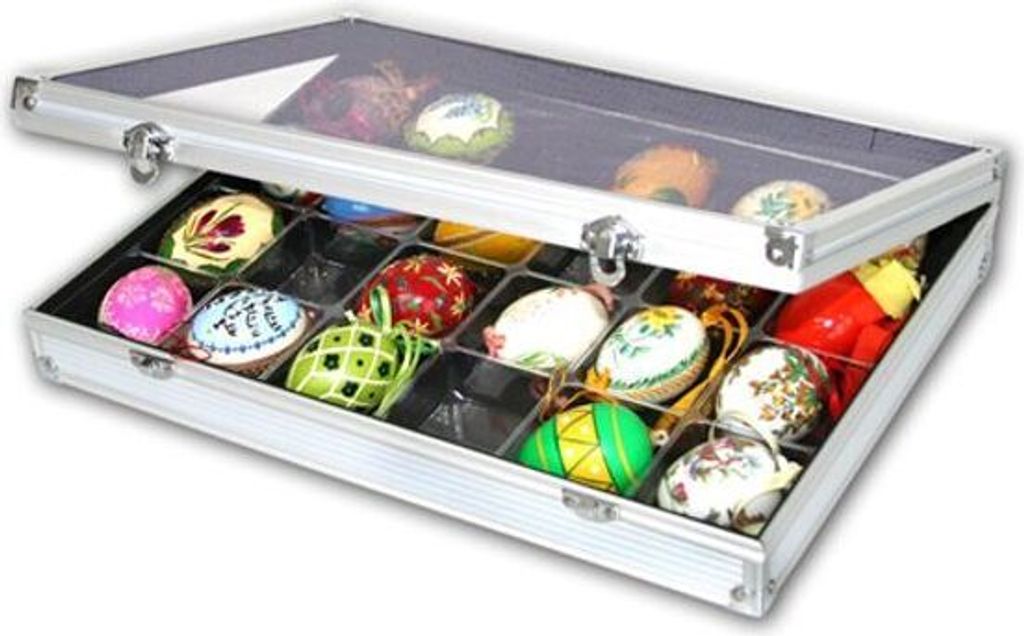 SAFE 5881 SP Sammel-Vitrine-Alu mit Samteinlage Produktbild 