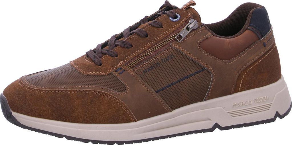Marco Tozzi Herrenschuhe Schnürschuhe Braun Freizeit, Schuhgröße:46 EU