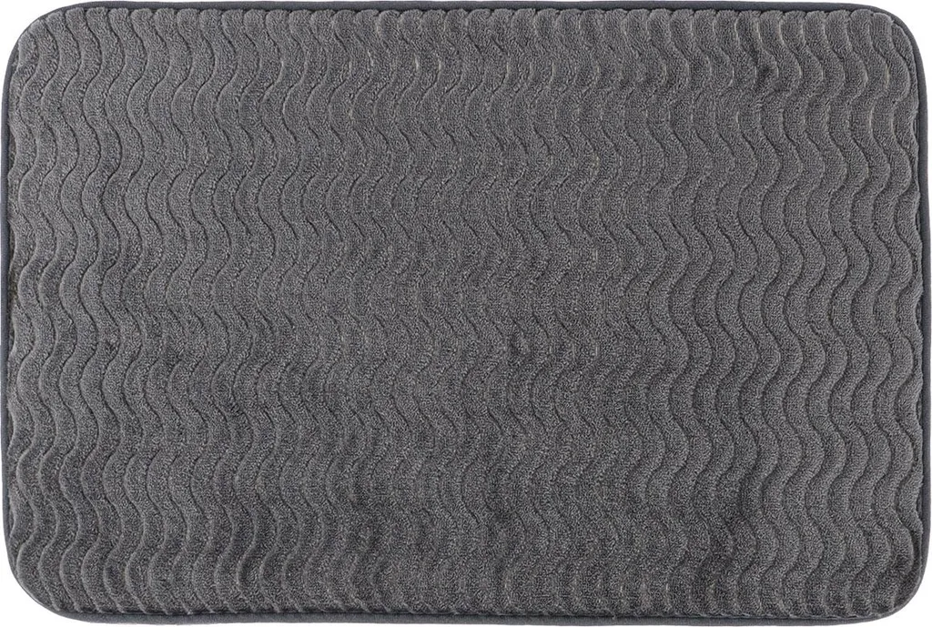 Tappeto Bagno Tendance Brazi Grigio 40x60 Antiscivolo Morbido