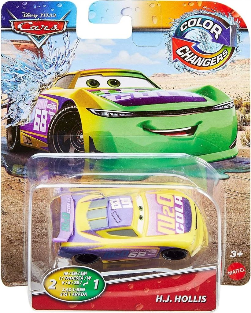 Disney Pixar Cars Color Changers H.J. Hollis, Auto, 3 Jahr(e), Metall, Kunststoff, Mehrfarbig