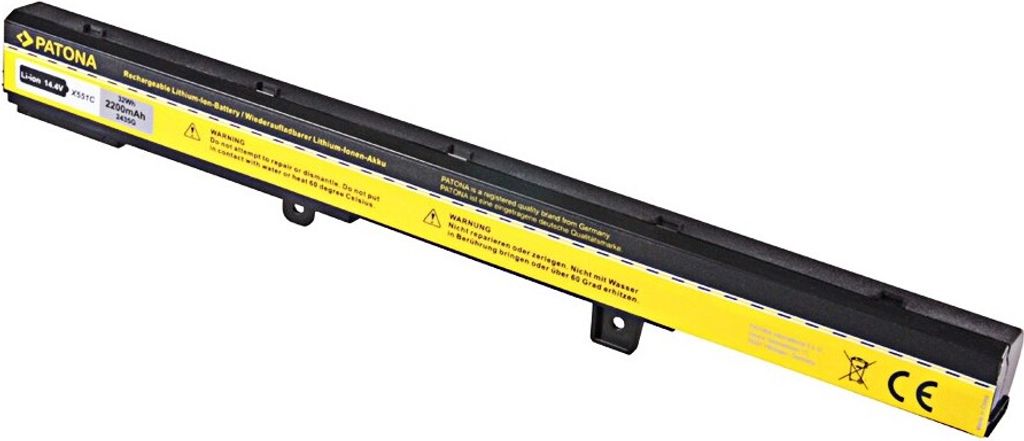 PATONA 2435, Akku, ASUS, X451, X451C, X451CA, X551, X551C, X551CA, X551CA-SX024H, X551CA-SX029H, X551CA-DH21,...