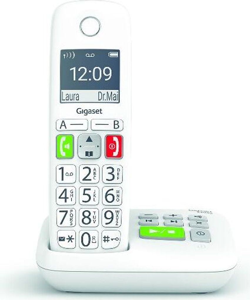 Gigaset E290A, Analoges/DECT-Telefon, Kabelloses Mobilteil, Produktbild 