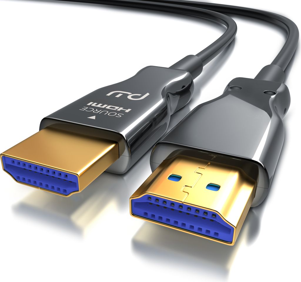 Primewire HDMI Kabel 2.0b Glasfaser - 4k 60Hz mit HDR - 3D - ARC - CEC - HDCP 2.2 - YUV 4 x 4 x 4 - 20m