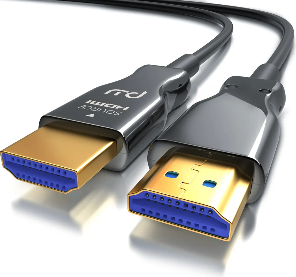 Câble HDMI fibre optique 30m idéal pour vidéoprojecteur 4K et HDR