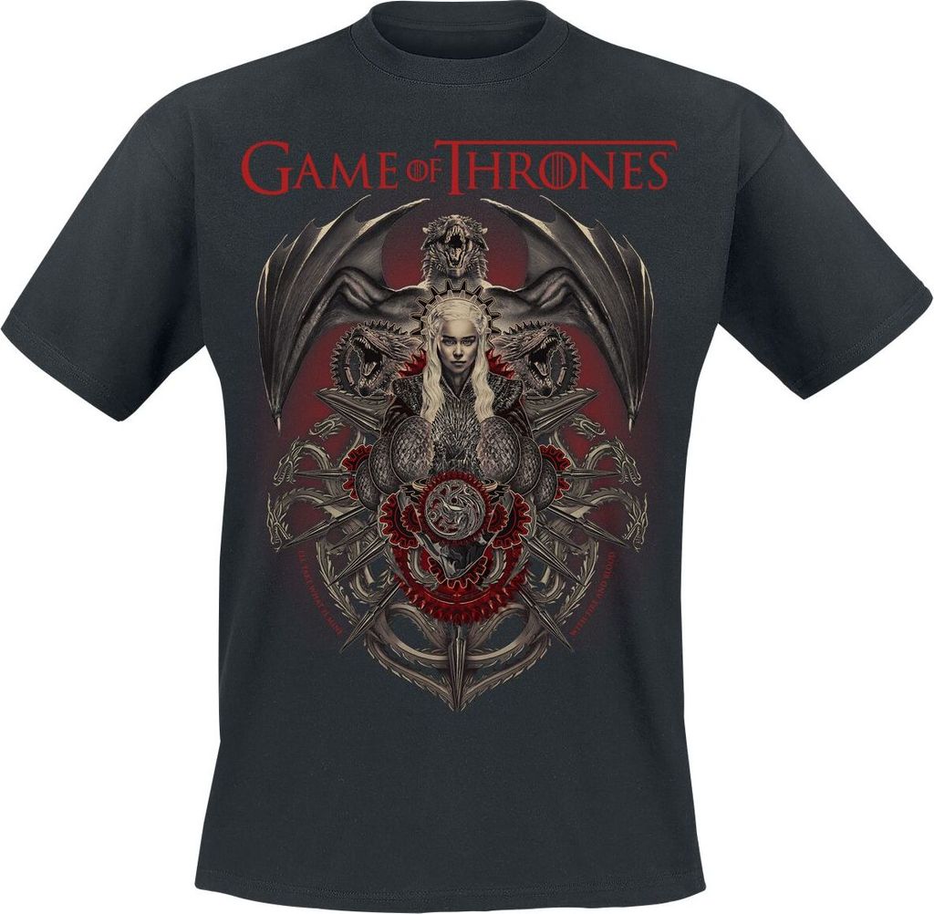Game Of Thrones T-Shirt Herren Mother Of Dragons schwarz M