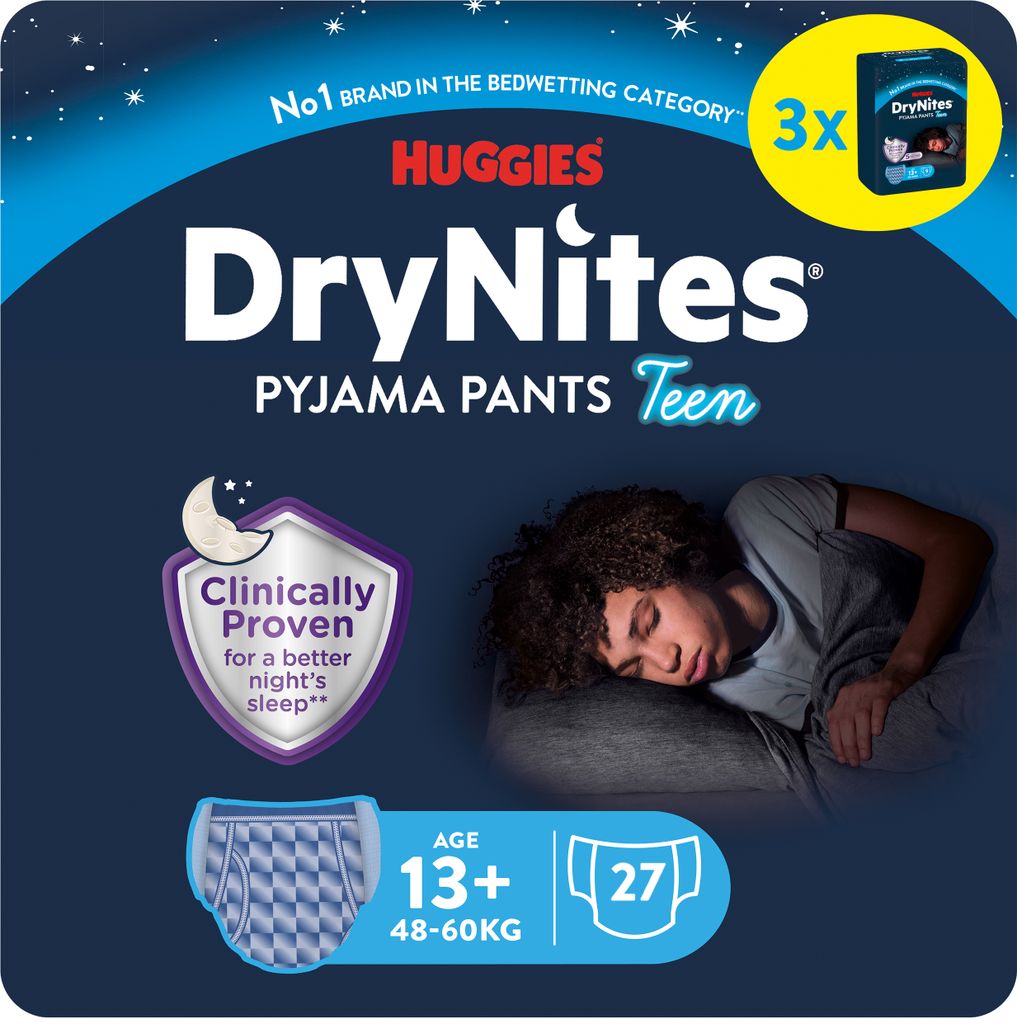 Huggies DryNites Nachtwindeln Jungen ab 13 bis ca. 17 Produktbild 