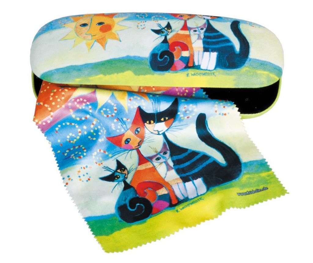 Brillenetui-Set, Wachtmeister, Momenti,Hardcase/Putztuch Produktbild 