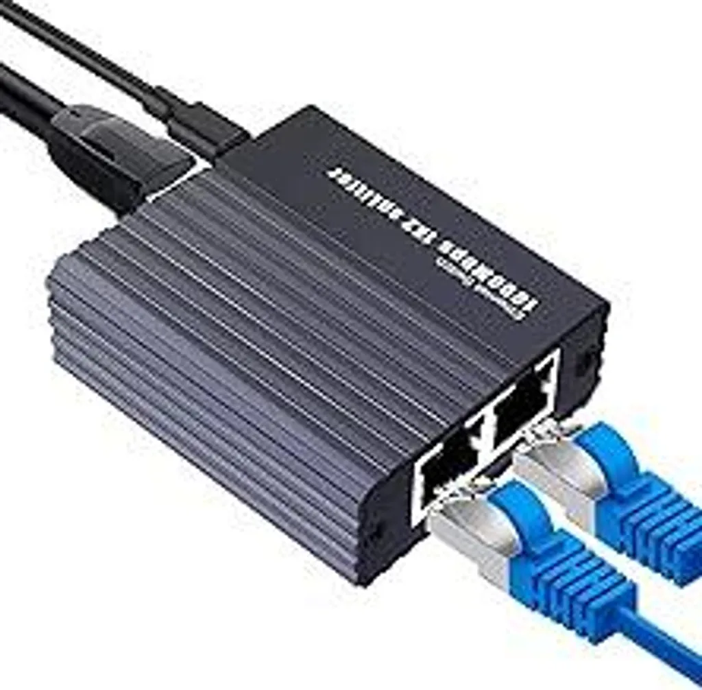 Splitter LAN Gigabit per PS5/Xbox/PC - 1000 Mbps Switch 2 Porte