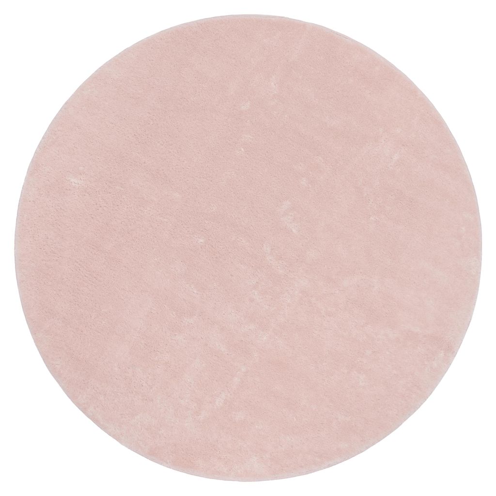 Teppich Rund Wohnzimmer Kurzflor Modern Flauschig Waschbar Produktbild 