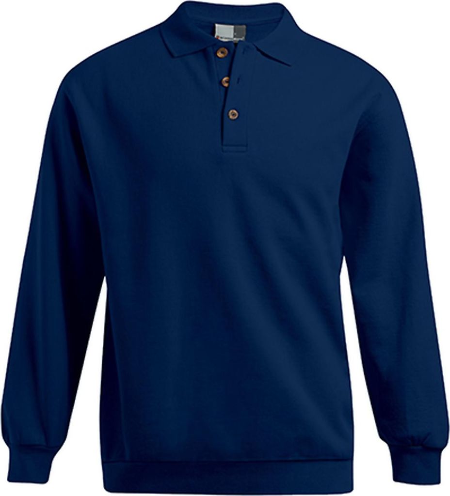 Polo-Sweatshirt Herren Marineblau, XXL