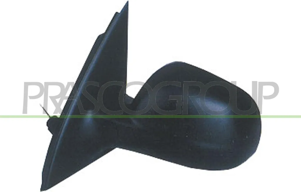 Rétroviseur extérieur gauche manuel pour VW Lupo 6E1 Noir Prasco VG