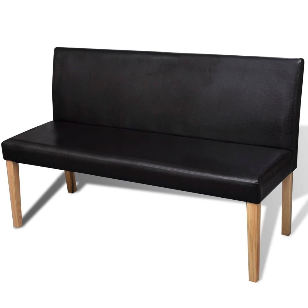 VidaXL Kunstledersofa Braune Lederbank, 1 Stück(e) Produktbild 