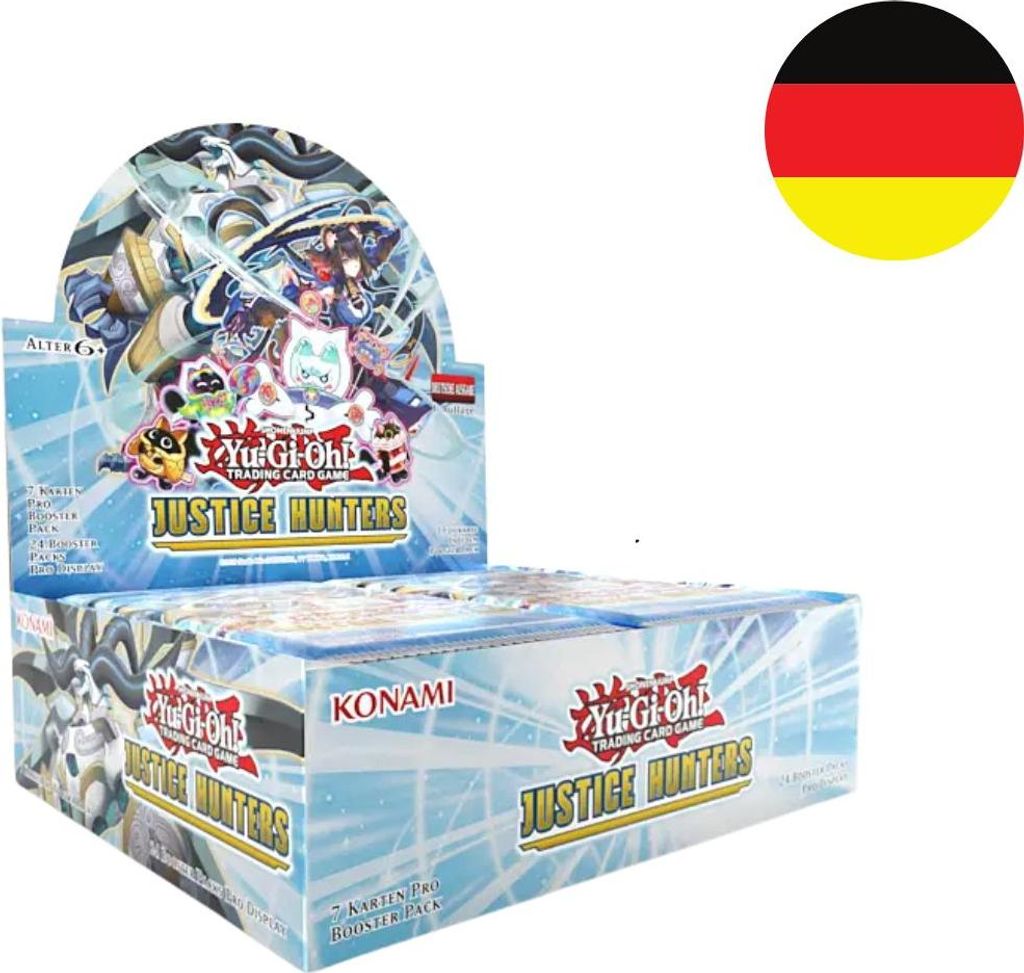 Yu-Gi-Oh! Justice Hunters Display (24 Booster) Deutsch Produktbild 