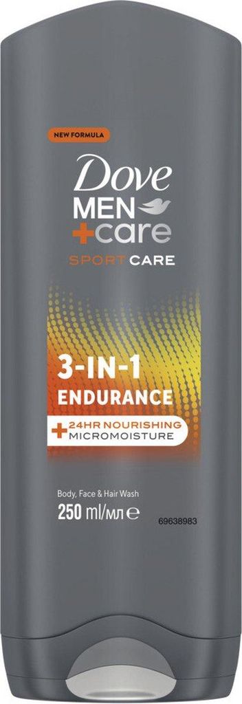 Dove Men, Gel douche Sport Endurance+Comfort, 250 ml Image du produit 