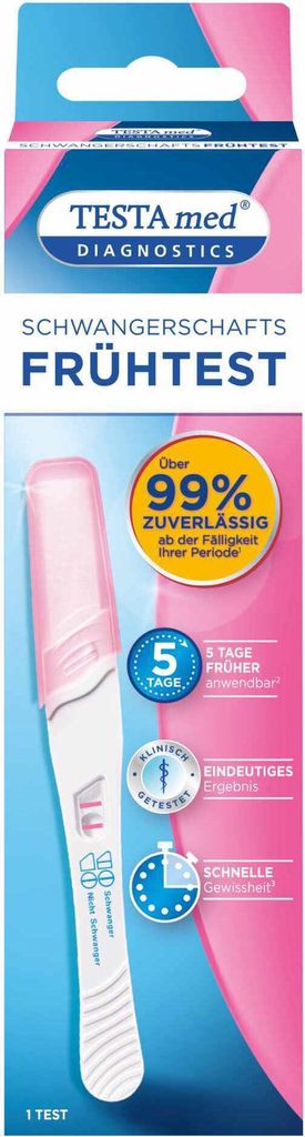 Testamed Schwangerschaftstest 1er 1 P Produktbild 