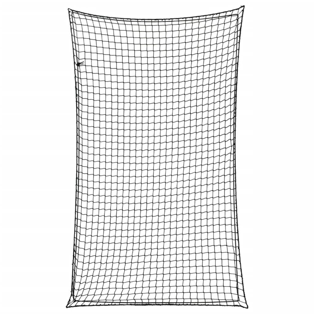 Anhängernetz mit Gummiseil Schwarz 5x3 m PP