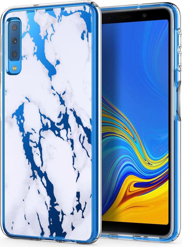 Conie Aufdruck Silikon Schutzhülle für Samsung Galaxy A7 2018 Tasche Case Bild Cover Bumper TPU Hülle als Motiv 11
