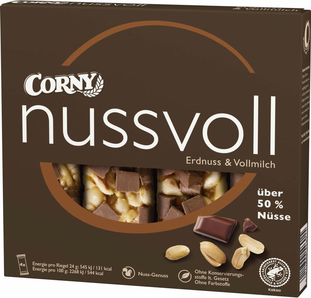 CORNY 614980 Corny Nussvoll Erdnuss&vollmil Immagine del prodotto 